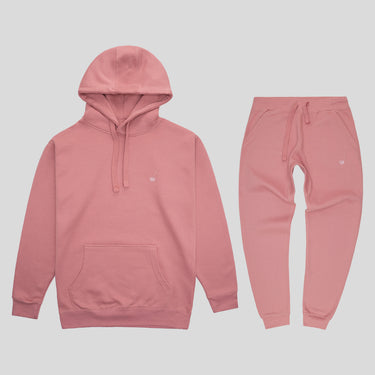 MAUVE FLEECE SET